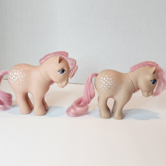 Vintage 1980s G1 My Little Pony Set of CF & FF "Cotton Candy" - Picture 2 of 12